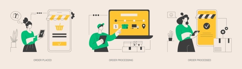 illustration with predictive notifications